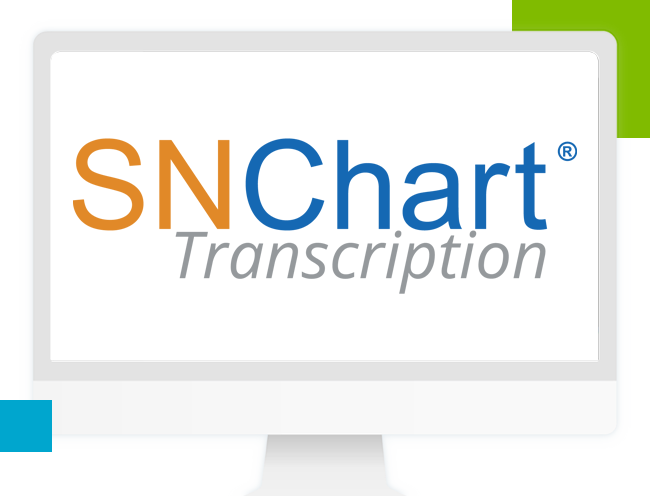 Webinar Graphic - SNChart Transcription Landing Page