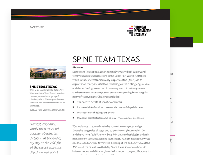 Clinical Documentation Case Study | Spine Team Texas