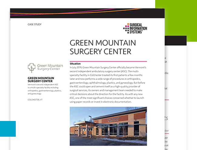 GMSC Case Study | Green Mountain Surgery Center Launches New ASC with SIS Complete 